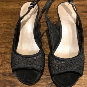 Nine West peep toe heels